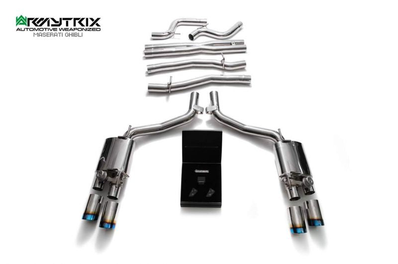 Armytrix exhaust systems for Maserati Ghibli (2013-2018) valvetronic exhaust system