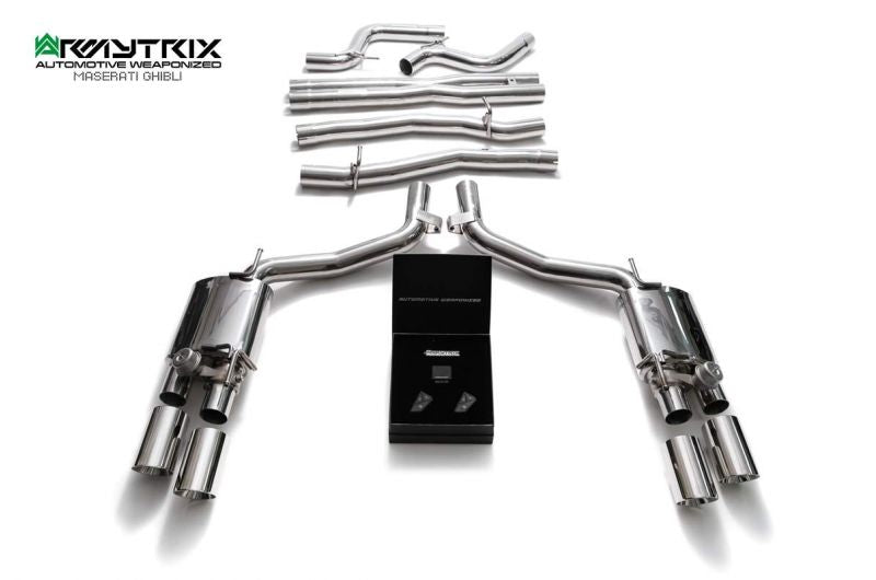 Armytrix exhaust systems for Maserati Ghibli (2013-2018) valvetronic exhaust system