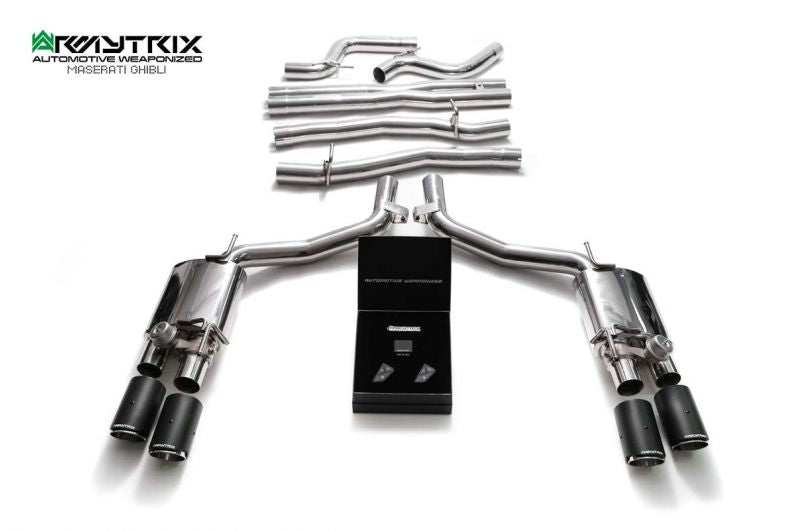 Armytrix exhaust systems for Maserati Ghibli (2013-2018) valvetronic exhaust system