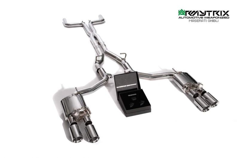 Armytrix exhaust systems for Maserati Ghibli (2013-2018) valvetronic exhaust system