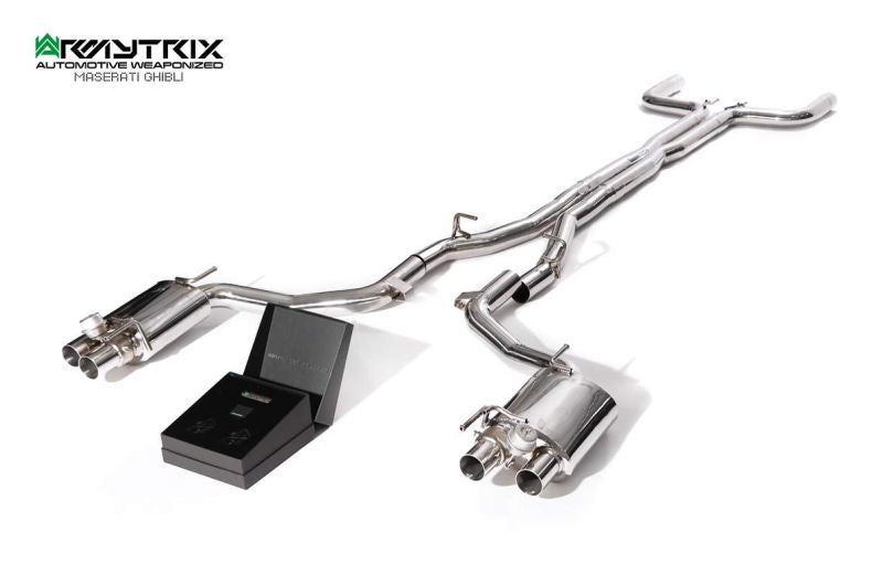 Armytrix exhaust systems for Maserati Ghibli (2013-2018) valvetronic exhaust system