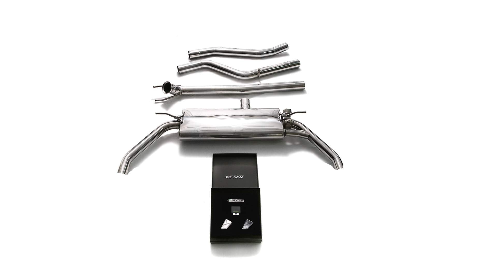 Armytrix exhaust system for Mercedes Benz C117 CLA180/CLA200/CLA250 (2016-2019) non-opf/pof models > valvetronic exhaust system