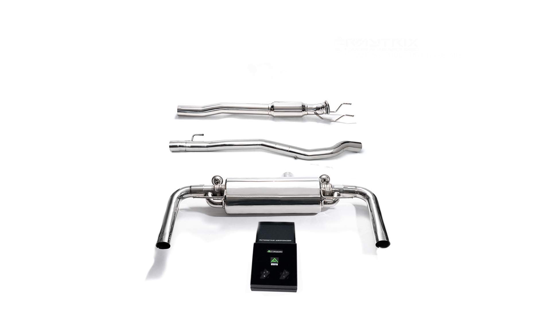Armytrix exhaust systems for Mercedes-AMG X118 CLA45 S AMG Shooting Brake (2019-Present) valvetronic exhaust system