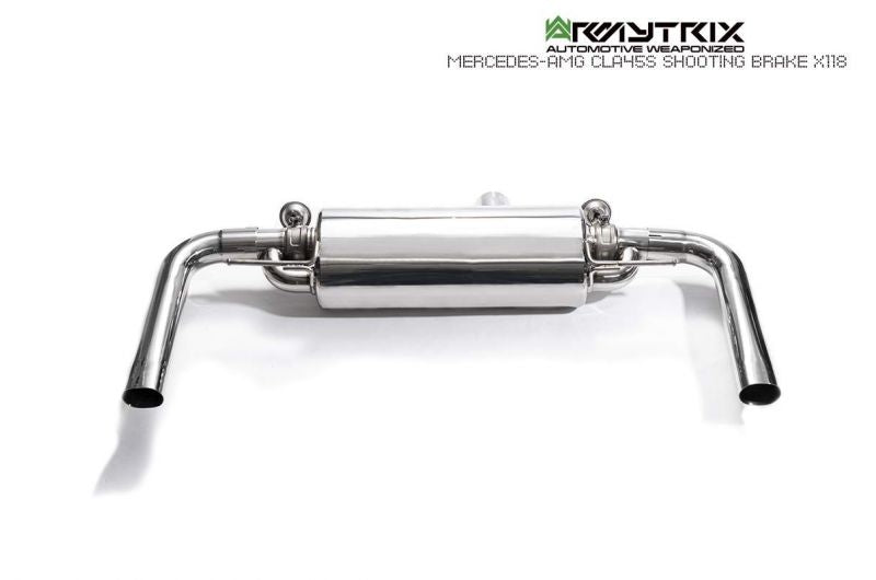 Armytrix exhaust systems for Mercedes-AMG X118 CLA45 S AMG Shooting Brake (2019-Present) valvetronic exhaust system