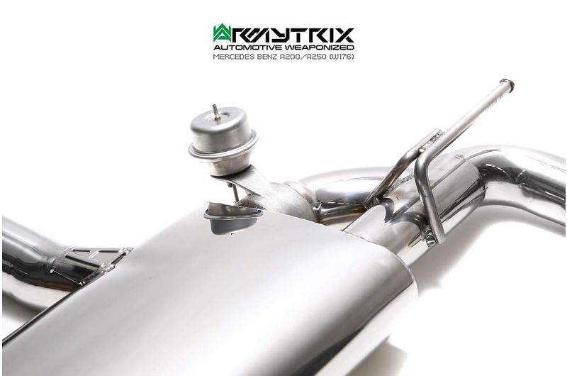 Armytrix exhaust systems for Mercedes Benz W176 A180 A200 A250 (2012-2015) valvetronic exhaust system