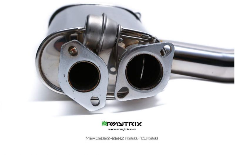Armytrix exhaust systems for Mercedes Benz/CLA-Klasse/C117 CLA250 4 Matic (2013-2015) valvetronic exhaust system