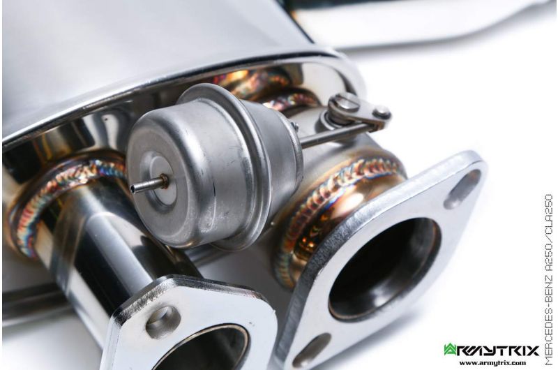 Armytrix exhaust systems for Mercedes Benz/CLA-Klasse/C117 CLA250 4 Matic (2013-2015) valvetronic exhaust system