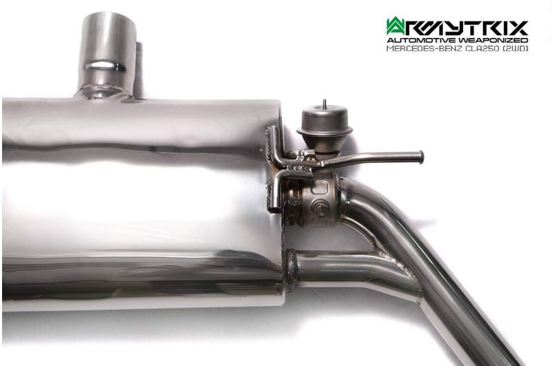 Armytrix exhaust system for Mercedes Benz C117 CLA180/CLA200/CLA250 (2016-2019) non-opf/pof models > valvetronic exhaust system
