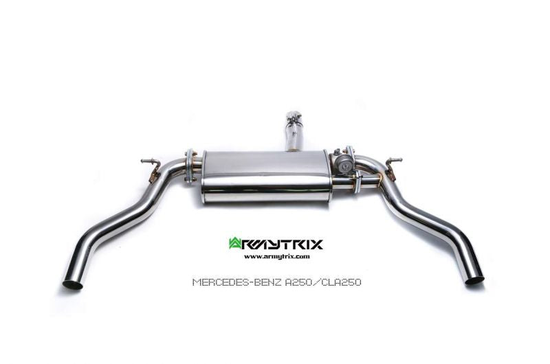 Armytrix exhaust systems for Mercedes Benz/CLA-Klasse/C117 CLA250 4 Matic (2013-2015) valvetronic exhaust system