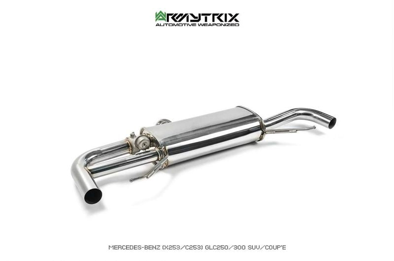 Armytrix exhaust system for Mercedes Benz X253/C253 GLC200/GLC300 Facelift (2019-2022) valvetronic exhaust system
