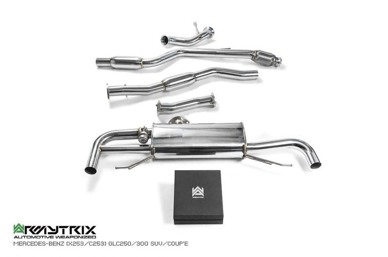 Armytrix exhaust system for Mercedes Benz X253/C253 GLC200/GLC300 Facelift (2019-2022) valvetronic exhaust system