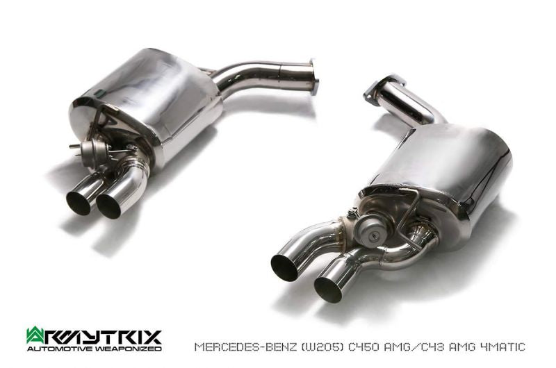 Armytrix exhaust system for Mercedes-AMG W205 C43 (2015-2022) valvetronic exhaust system