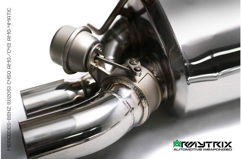 Armytrix exhaust system for Mercedes-AMG W205 C43 (2015-2022) valvetronic exhaust system