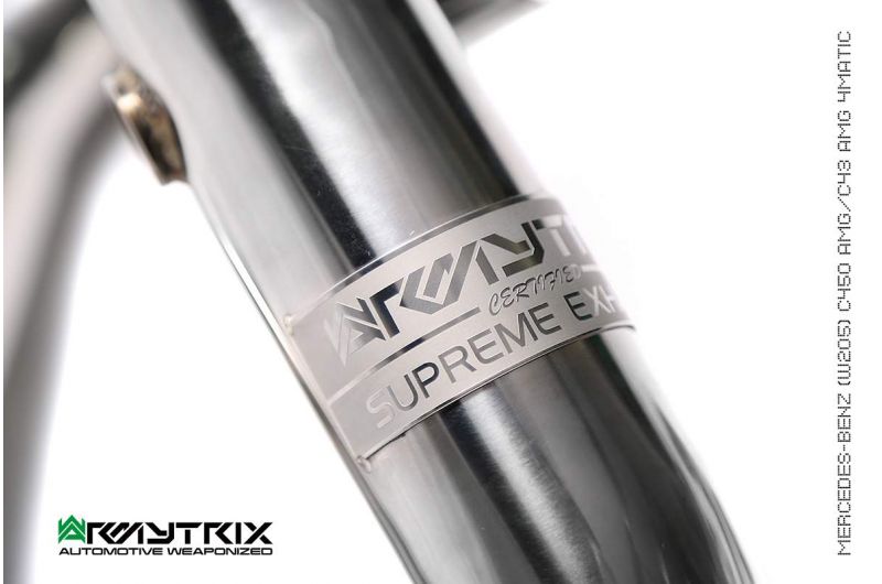 Armytrix exhaust system for Mercedes-AMG W205 C43 (2015-2022) valvetronic exhaust system
