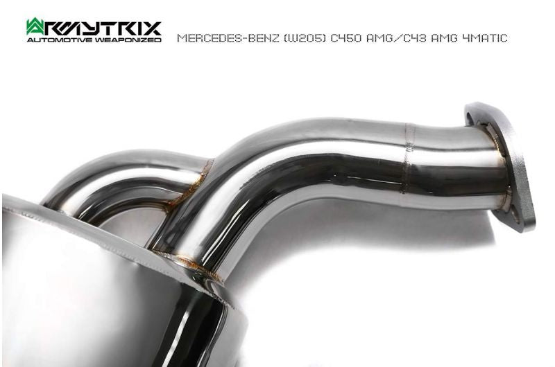Armytrix exhaust system for Mercedes-AMG W205 C43 (2015-2022) valvetronic exhaust system