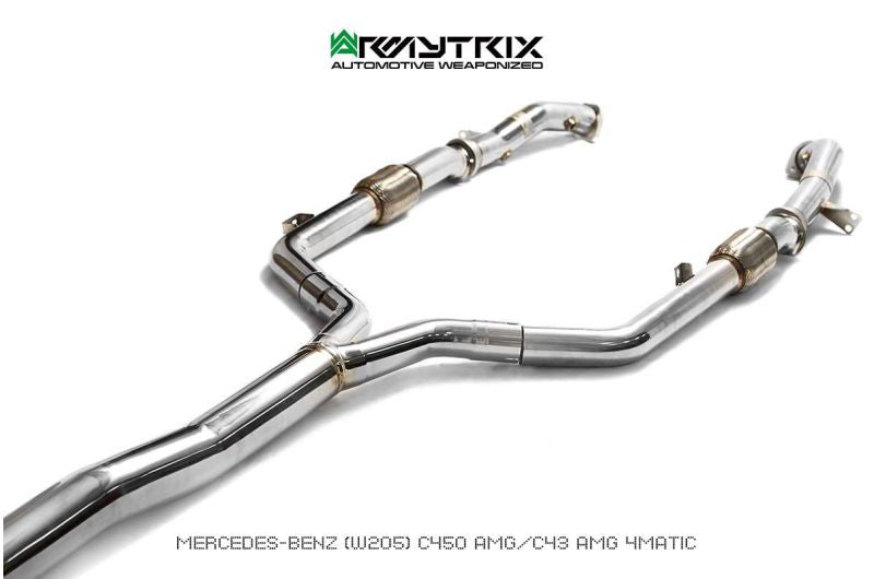 Armytrix exhaust system for Mercedes-AMG W205 C43 (2015-2022) valvetronic exhaust system
