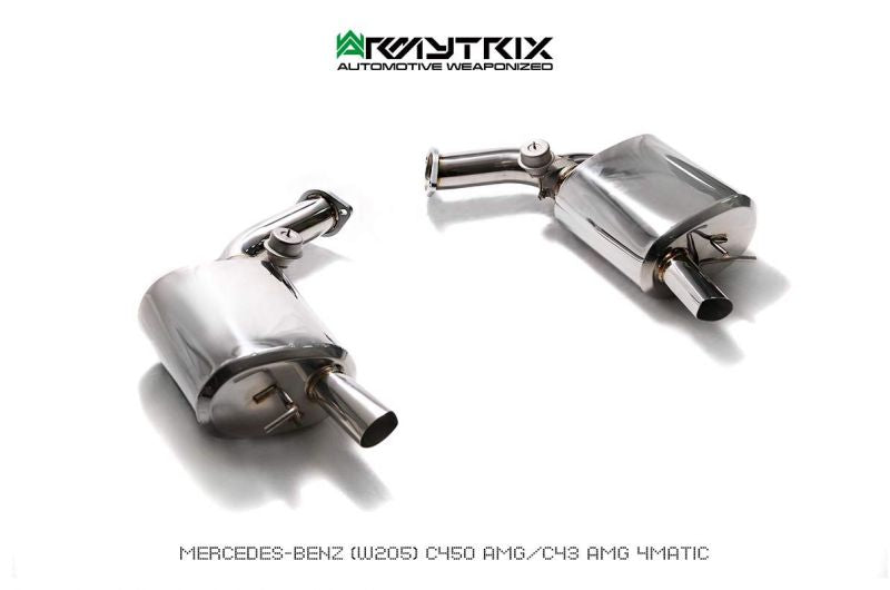 Armytrix exhaust system for Mercedes-AMG W205 C43 (2015-2022) valvetronic exhaust system
