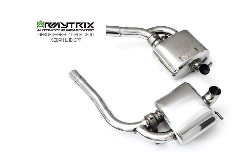 Armytrix exhaust system for Mercedes-Benz W206 C300 OPF (2021-Present) valvetronic exhaust system