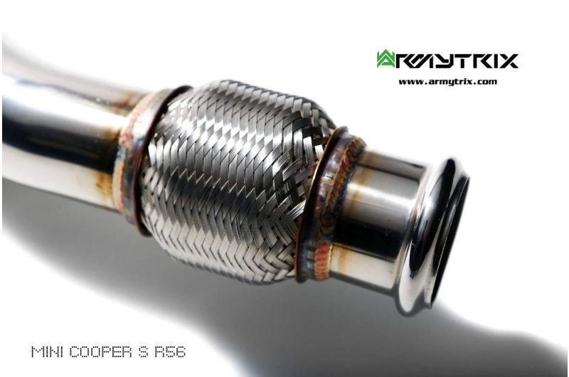 Armytrix exhaust system for MINI Cooper S R56/R57/R58/R59 1.6 turbo (2010-2014) valvetronic exhaust system