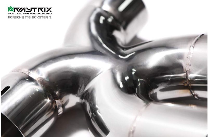 Armytrix exhaust system for Porsche 718 Boxster (2016-present) valvetronic exhaust system