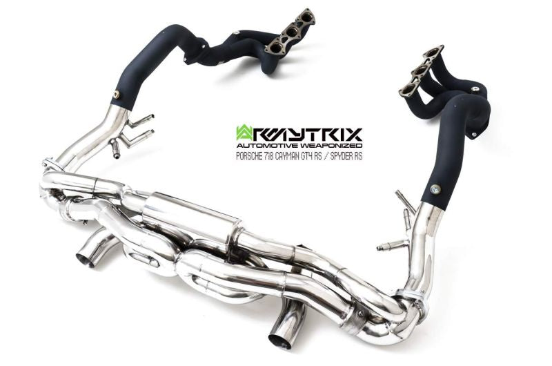 Armytrix exhaust system for Porsche 718 Cayman GT4 RS / Spyder RS (2022-Present) valvetronic exhaust system