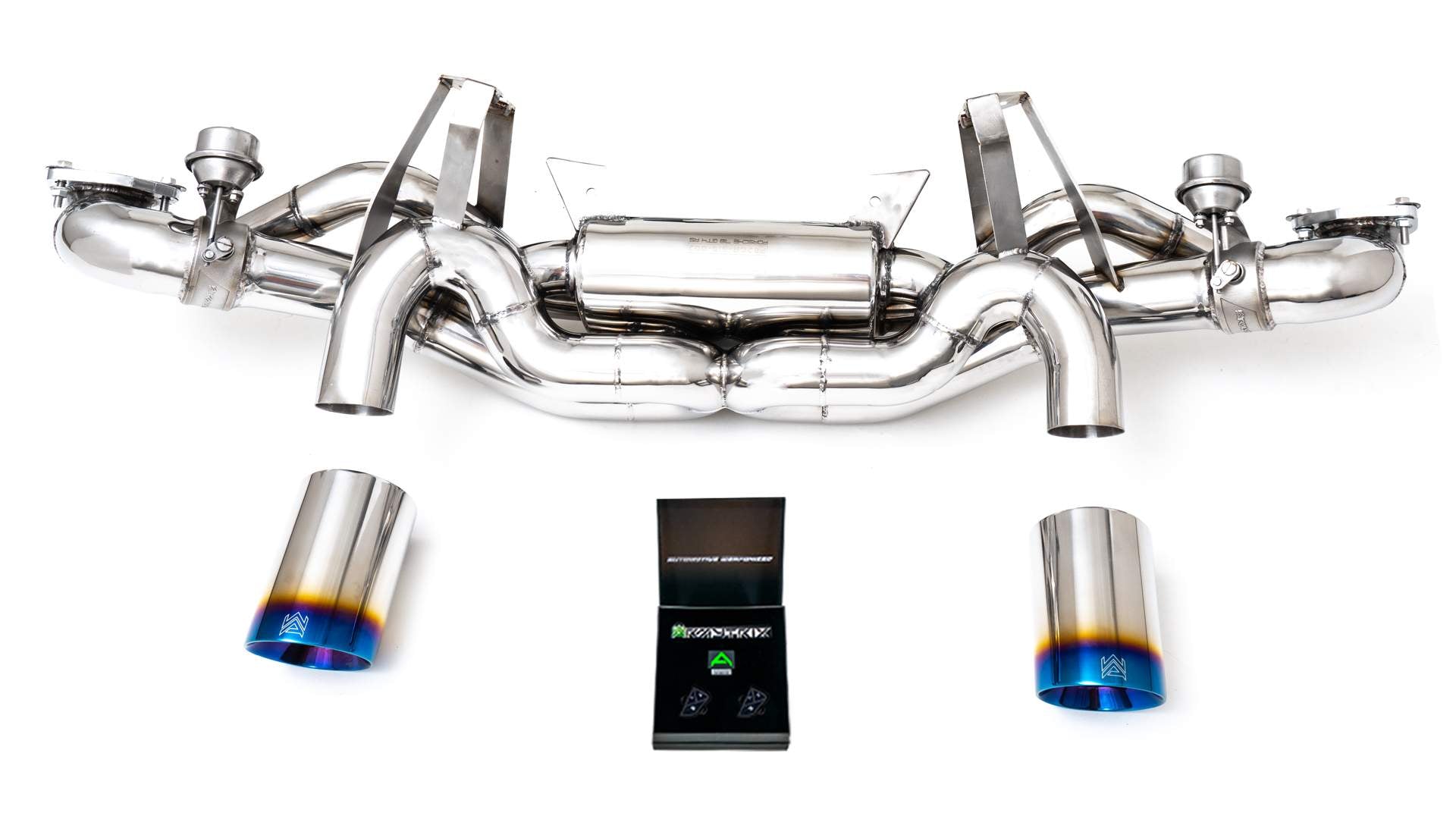 Armytrix exhaust system for Porsche 718 Cayman GT4 RS / Spyder RS (2022-Present) valvetronic exhaust system
