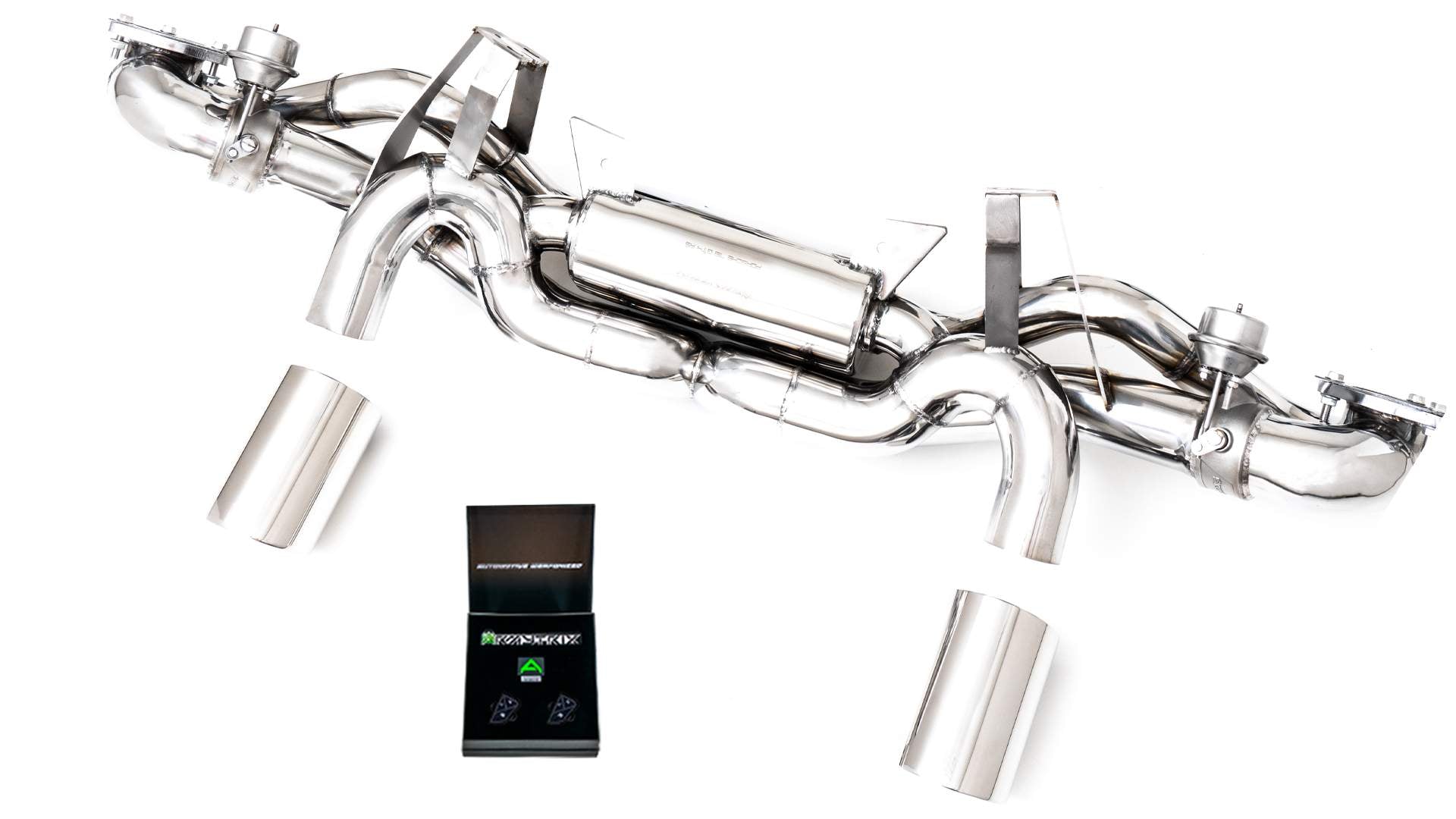Armytrix exhaust system for Porsche 718 Cayman GT4 RS / Spyder RS (2022-Present) valvetronic exhaust system
