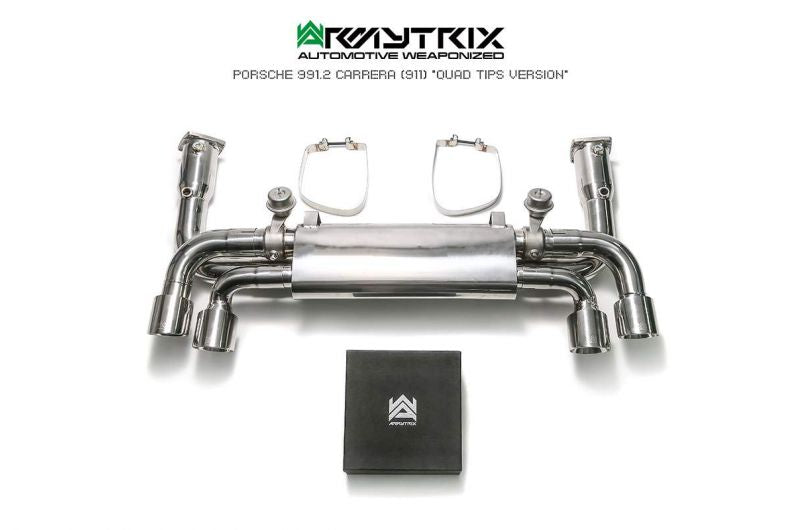 Armytrix exhaust system for Porsche 911 Carrera 991.2 S/ 4/ 4S/ GTS (2016-2019) valvetronic exhaust system