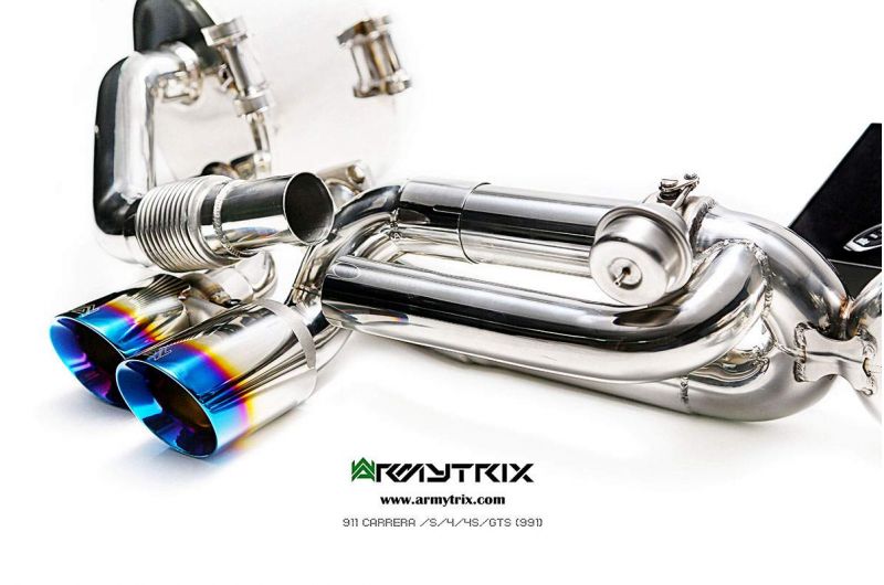 Armytrix exhaust systems for Porsche 911 Carrera 991.1 4/S/4S/GTS (2012-2015) valvetronic exhaust system