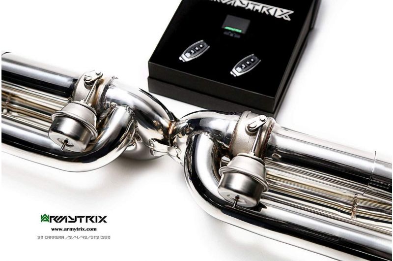 Armytrix exhaust systems for Porsche 911 Carrera 991.1 4/S/4S/GTS (2012-2015) valvetronic exhaust system
