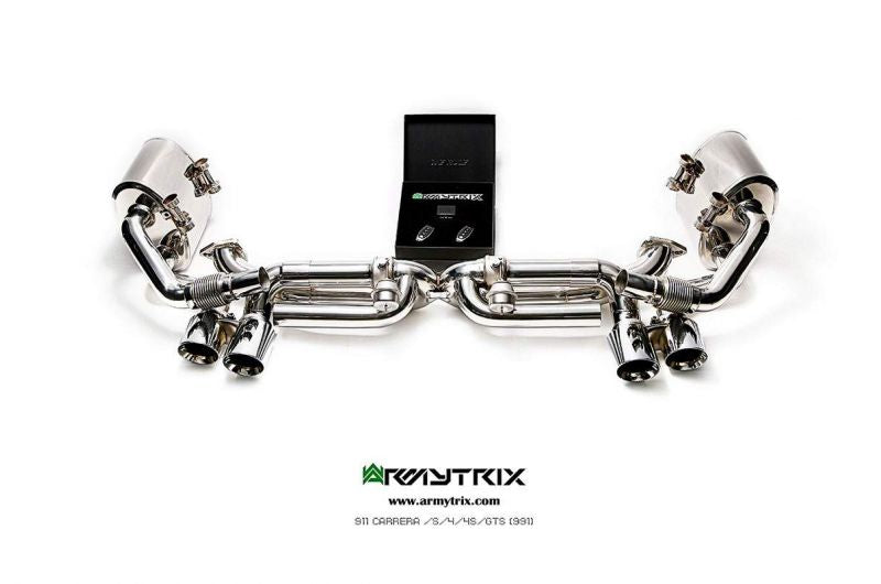 Armytrix exhaust systems for Porsche 911 Carrera 991.1 4/S/4S/GTS (2012-2015) valvetronic exhaust system