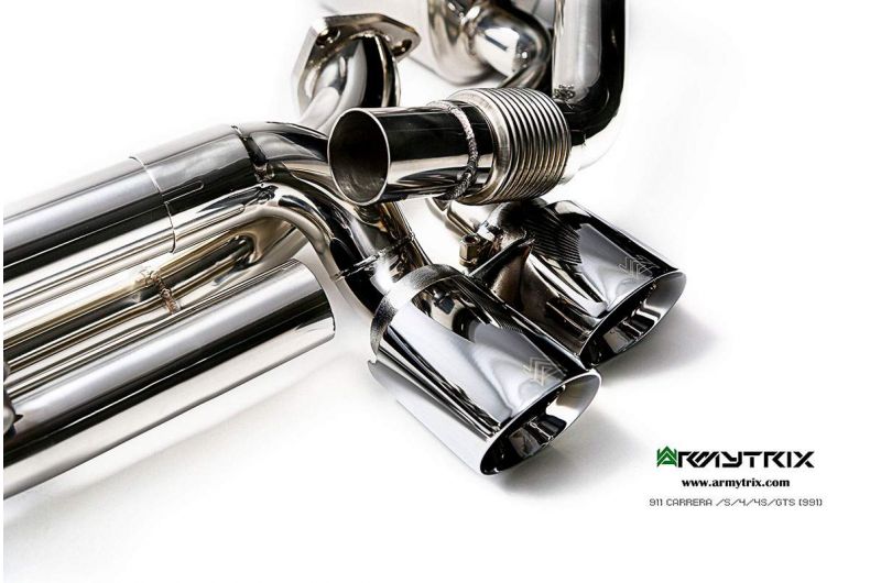 Armytrix exhaust systems for Porsche 911 Carrera 991.1 4/S/4S/GTS (2012-2015) valvetronic exhaust system