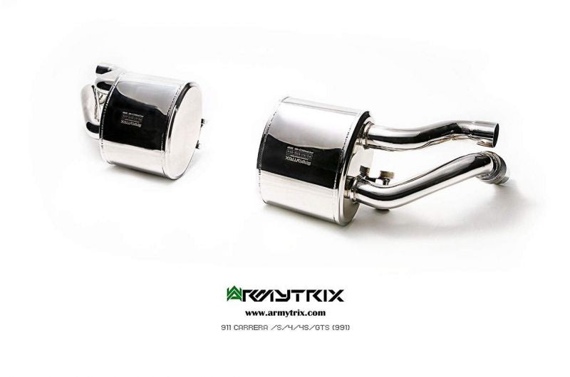 Armytrix exhaust systems for Porsche 911 Carrera 991.1 4/S/4S/GTS (2012-2015) valvetronic exhaust system