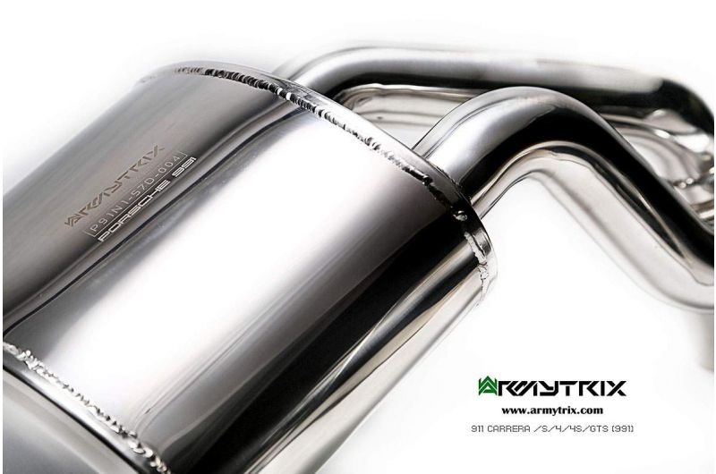 Armytrix exhaust systems for Porsche 911 Carrera 991.1 4/S/4S/GTS (2012-2015) valvetronic exhaust system