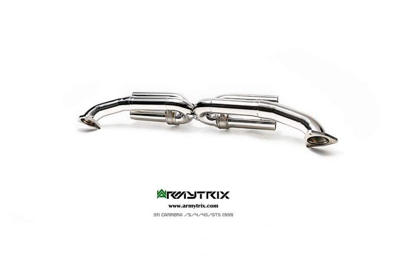 Armytrix exhaust systems for Porsche 911 Carrera 991.1 4/S/4S/GTS (2012-2015) valvetronic exhaust system
