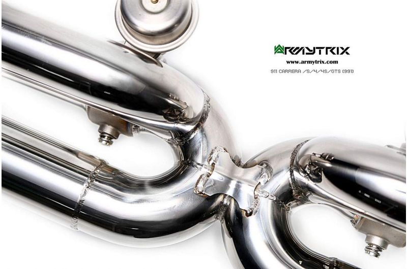 Armytrix exhaust systems for Porsche 911 Carrera 991.1 4/S/4S/GTS (2012-2015) valvetronic exhaust system