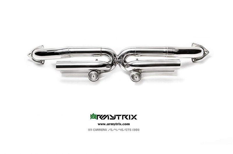 Armytrix exhaust systems for Porsche 911 Carrera 991.1 4/S/4S/GTS (2012-2015) valvetronic exhaust system