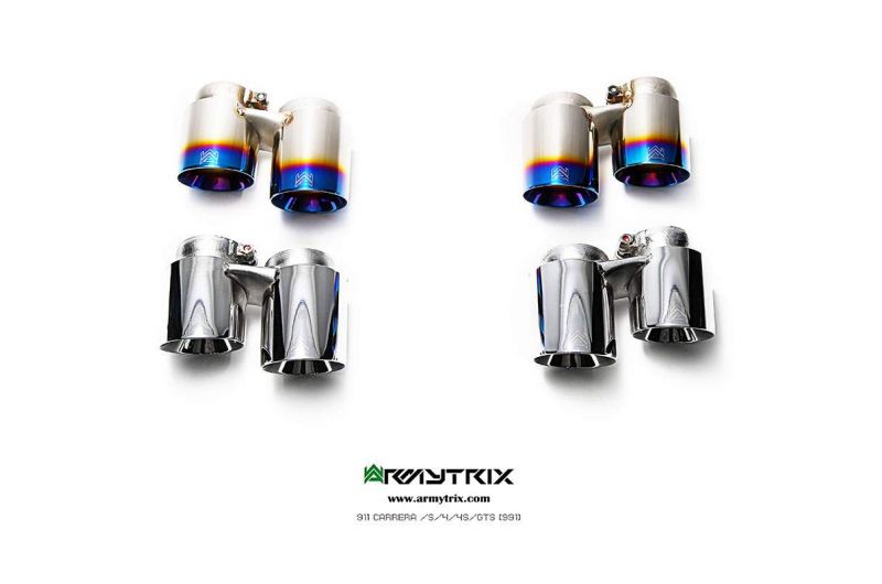 Armytrix exhaust systems for Porsche 911 Carrera 991.1 4/S/4S/GTS (2012-2015) valvetronic exhaust system