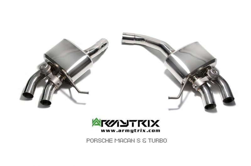 Armytrix exhaust system for Porsche Macan Turbo 3.6 V6 Turbo (2014-2018) valvetronic exhaust system