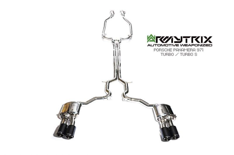 Armytrix exhaust system for Porsche 971 Panamera Turbo/Turbo S V8 4.0T (Non-OPF) (2017-present) > valvetronic exhaust system