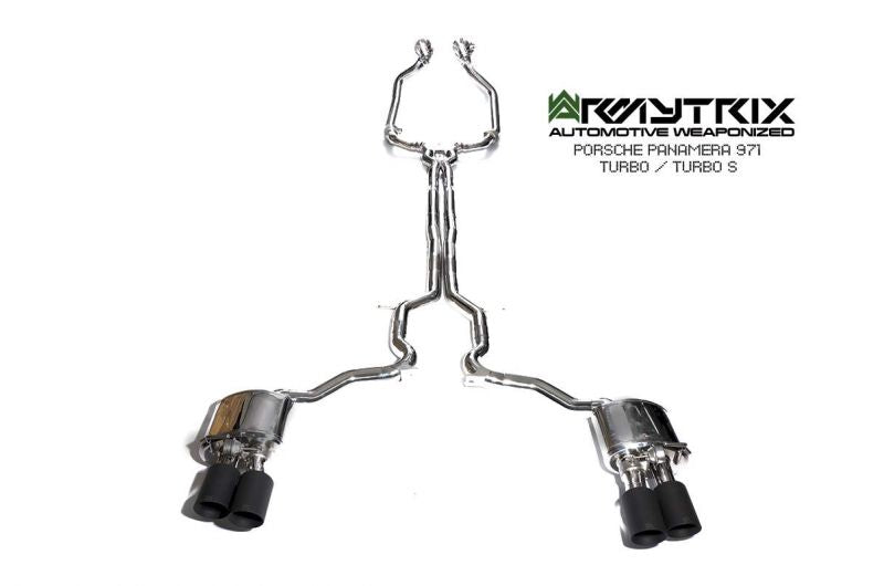Armytrix exhaust system for Porsche 971 Panamera Turbo/Turbo S V8 4.0T (Non-OPF) (2017-present) > valvetronic exhaust system
