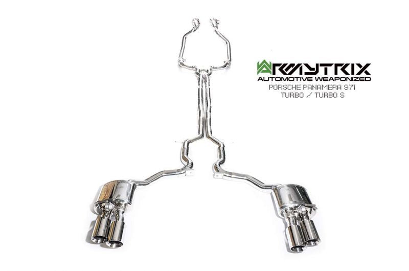 Armytrix exhaust system for Porsche 971 Panamera Turbo/Turbo S V8 4.0T (Non-OPF) (2017-present) > valvetronic exhaust system