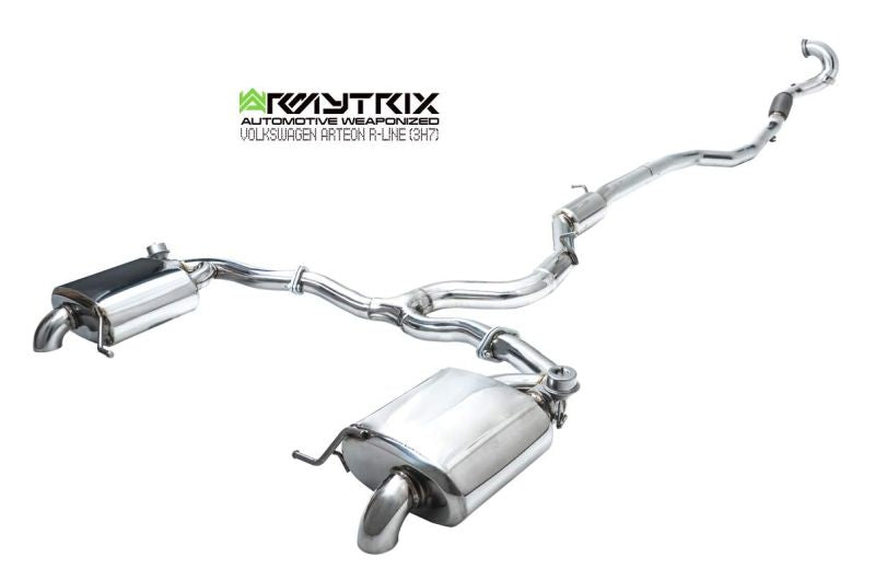 Armytrix exhaust system for Volkswagen Arteon Shooting Brake R-Line (2020-Present) valvetronic exhaust system