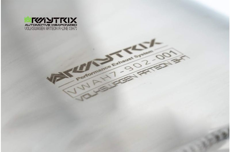 Armytrix exhaust system for Volkswagen Arteon Shooting Brake R-Line (2020-Present) valvetronic exhaust system