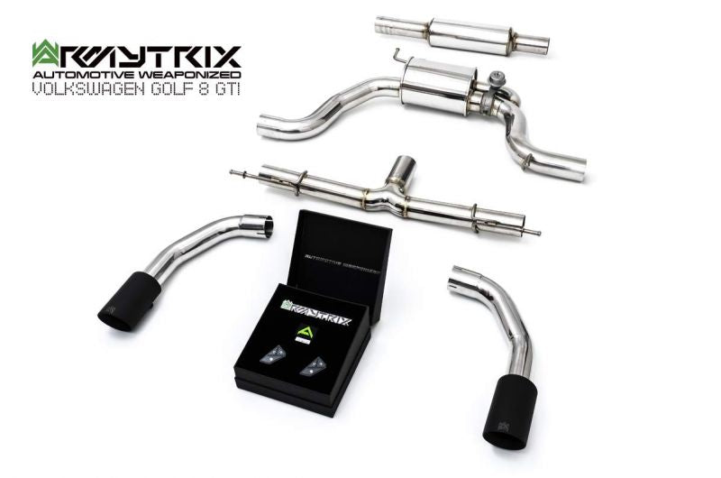 Armytrix exhaust system for Volkswagen Golf 8 GTi (2020-present) valvetronic exhaust system