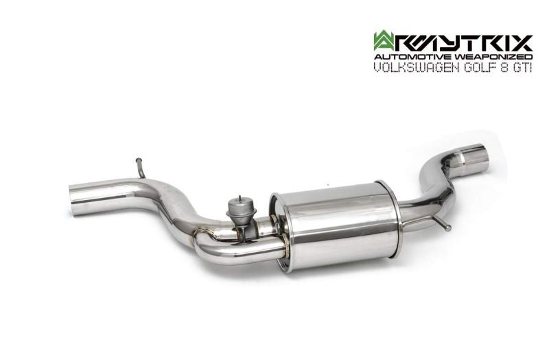 Armytrix exhaust system for Volkswagen Golf 8 GTi (2020-present) valvetronic exhaust system