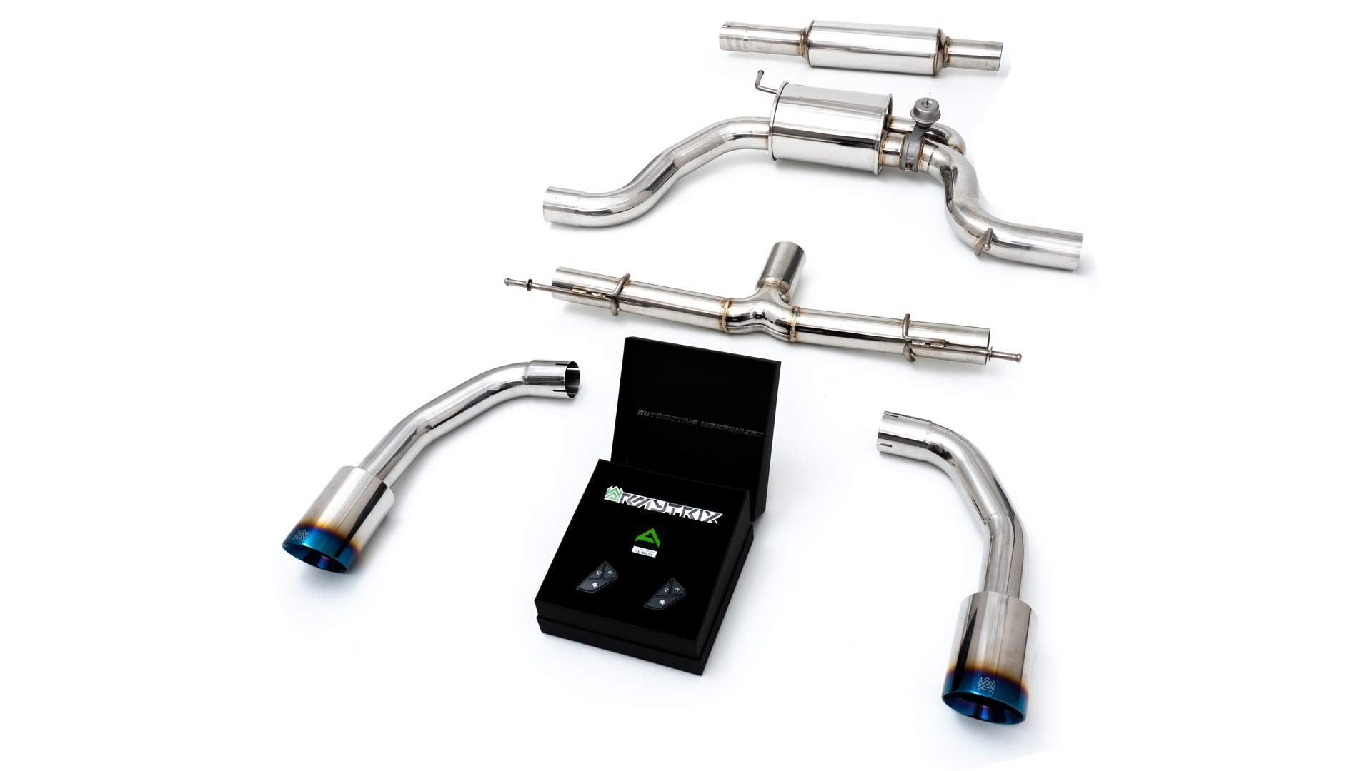 Armytrix exhaust system for Volkswagen Golf 8 GTi (2020-present) valvetronic exhaust system