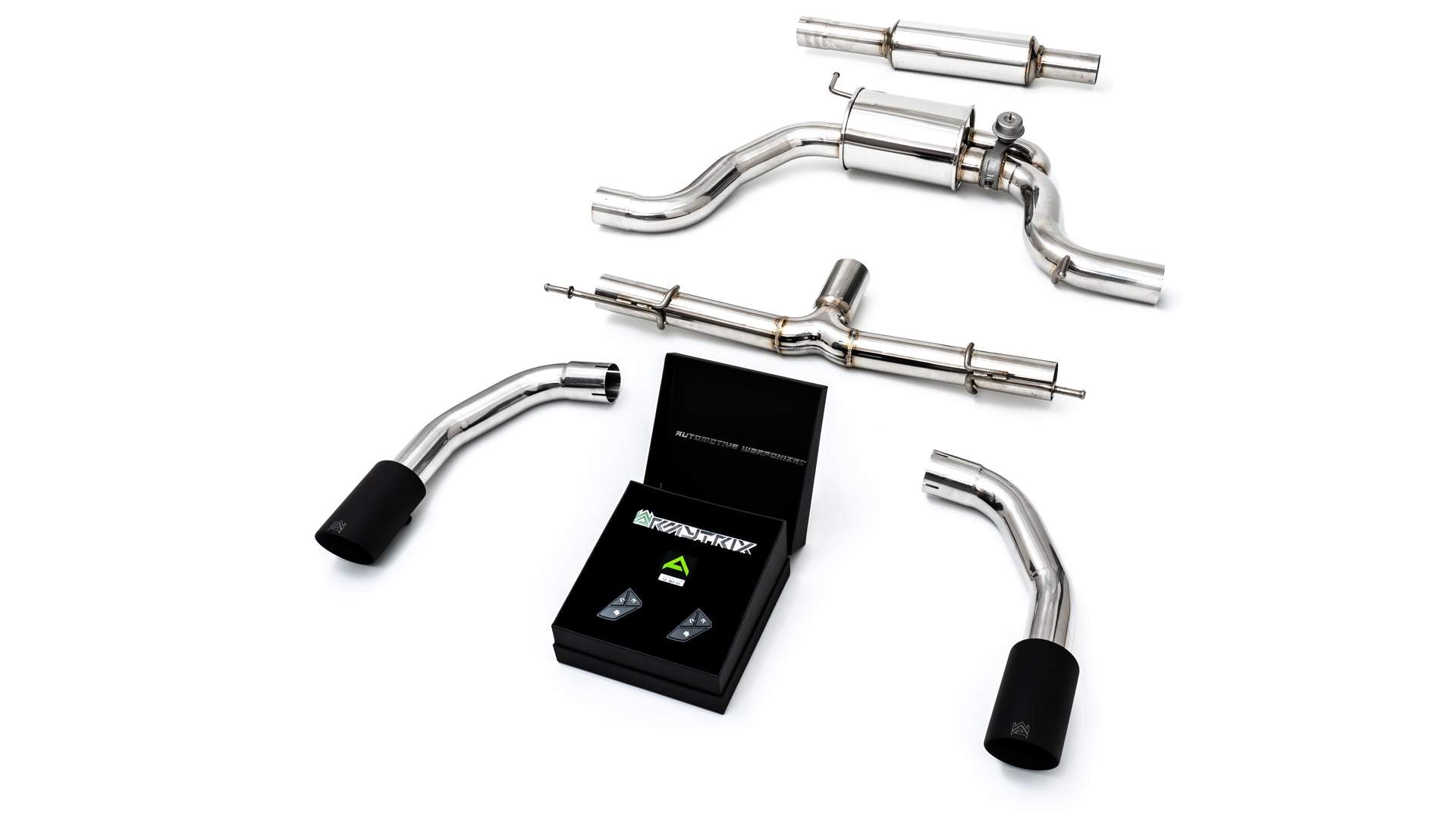Armytrix exhaust system for Volkswagen Golf 8 GTi (2020-present) valvetronic exhaust system