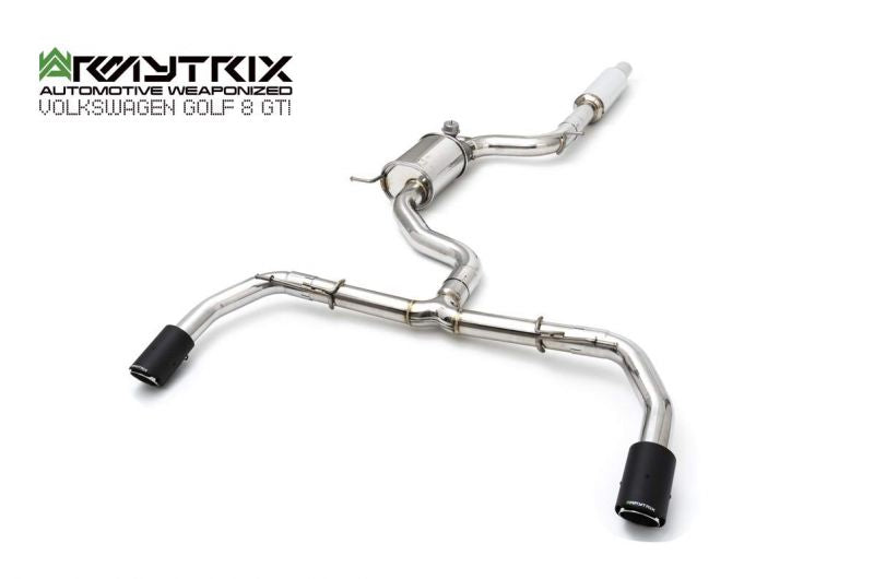 Armytrix exhaust system for Volkswagen Golf 8 GTi (2020-present) valvetronic exhaust system