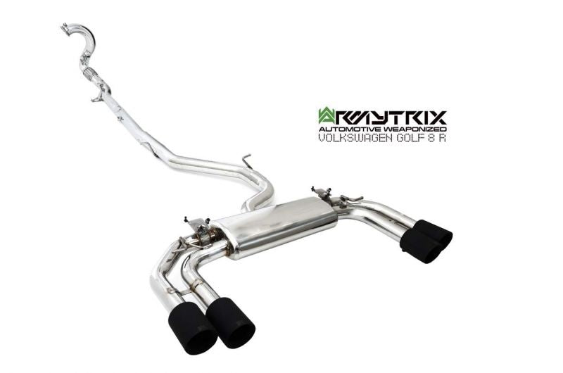 Armytrix exhaust system for Volkswagen Golf R MK8 (2021-present) valvetronic exhaust system